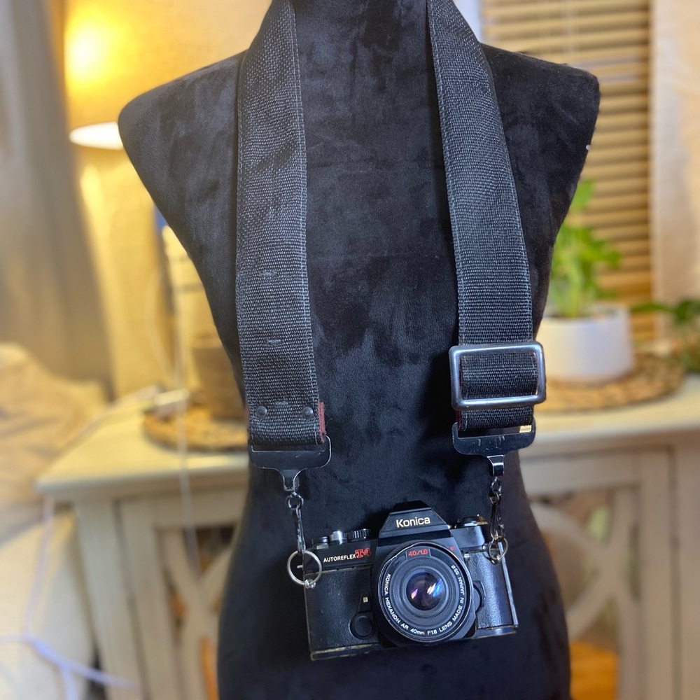 Konica Autoreflex T4 35mm SLR + Hexanon AR 40mm f/1.8 Lens – Vintage Film Cam
